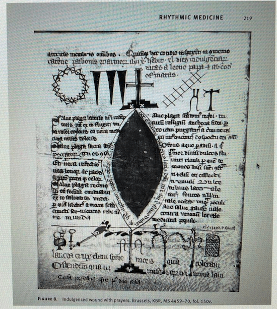 Images like midwives attending the Virgin Mary’s birth provided visual instructions. Stories like that of Saint Margaret, Margaret of Antioch, known for easing childbirth, were included in some psalters (Figure 1)